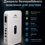 Джерело безперебійного живлення Mini UPS DC1018P Plus 5В–12В